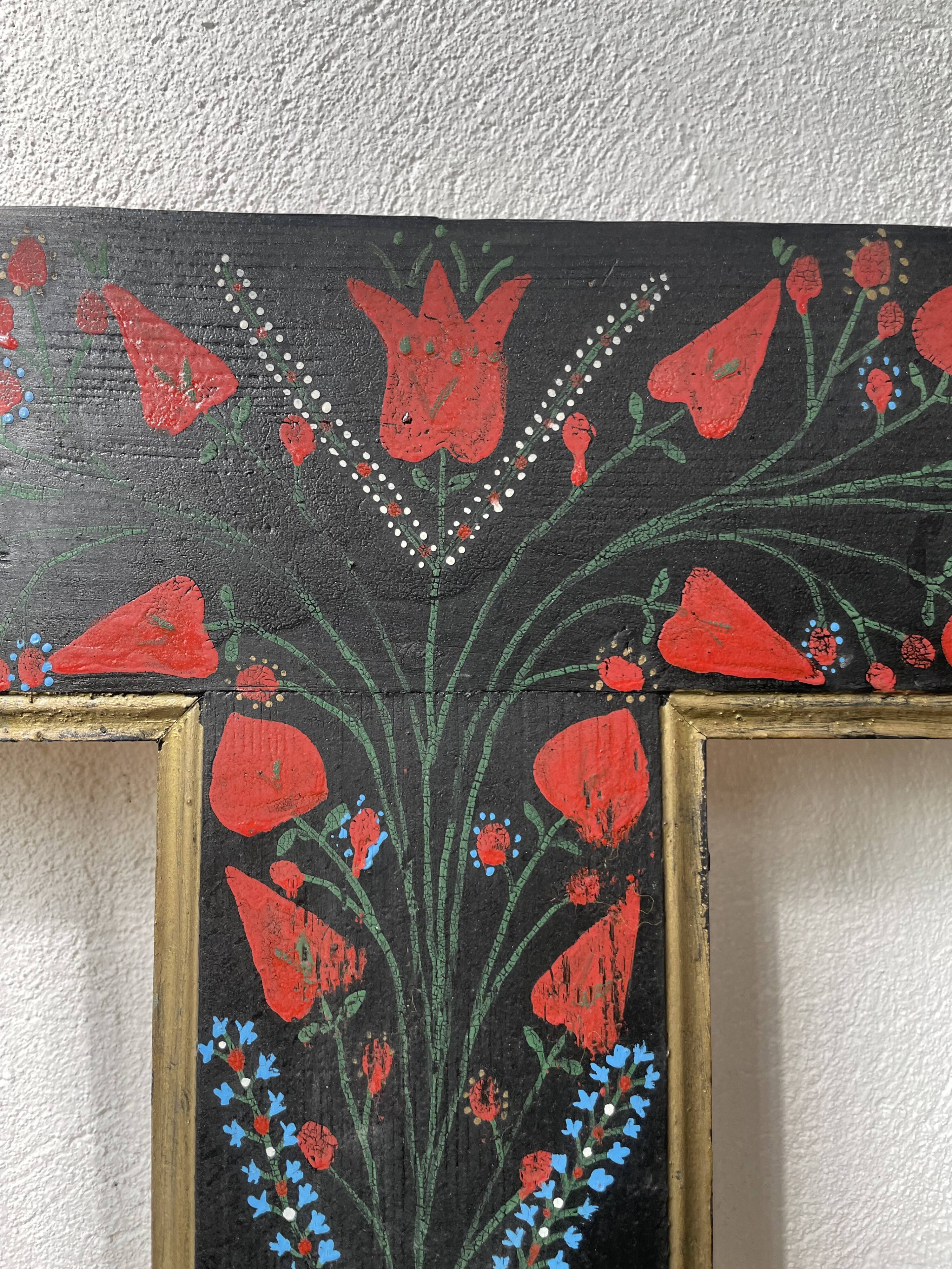 Moldavian bench 1968 polychrome