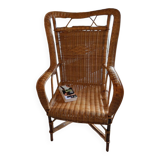 Wicker armchair