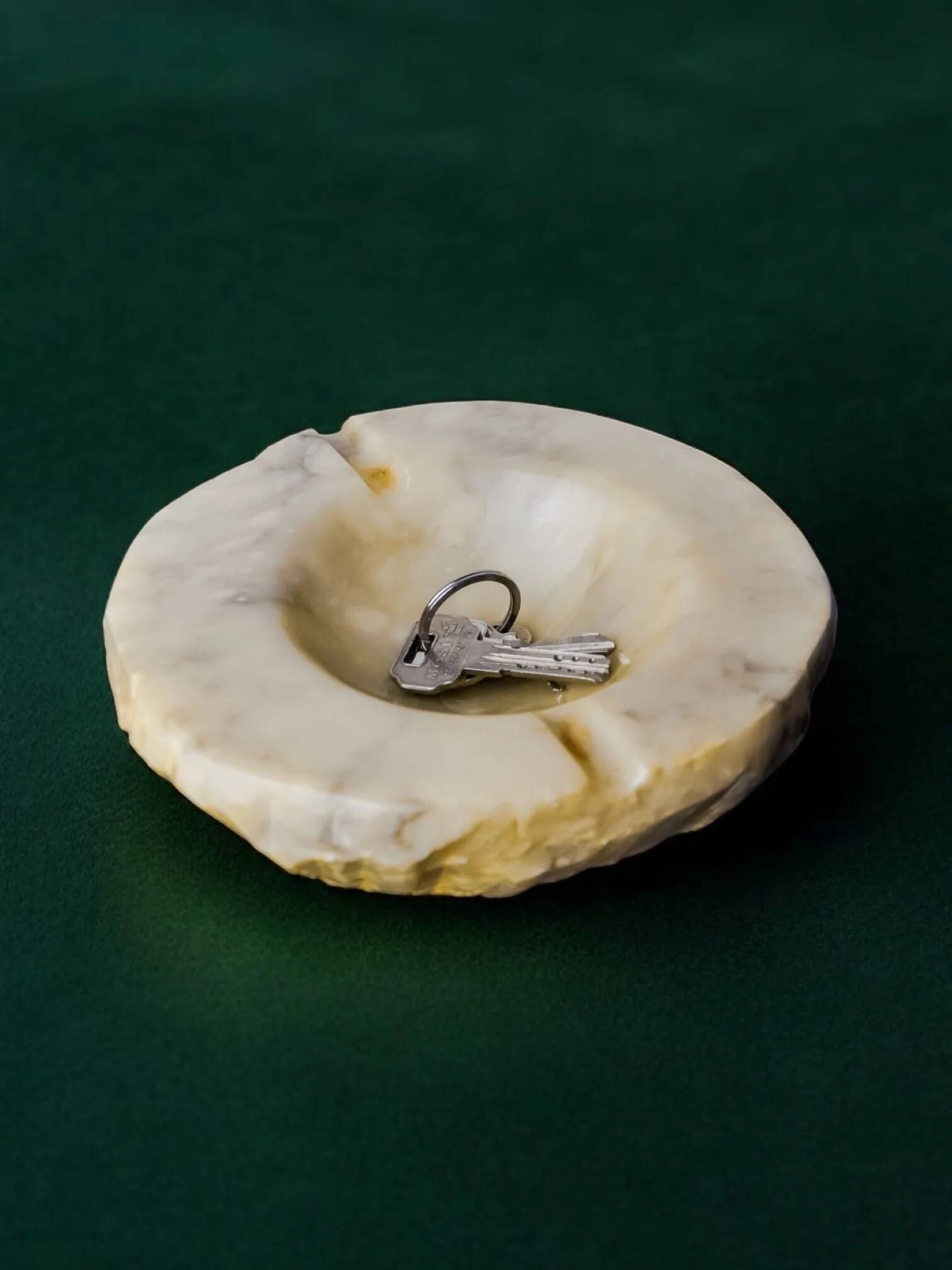 Alabaster ashtray by Romano Bianchi, Italy, circa 1970s