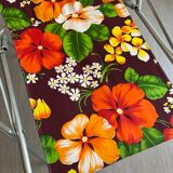 Vintage floral camping chair