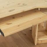 Solid wood desk from the 1980s