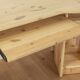 Solid wood desk from the 1980s