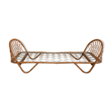 Vintage rattan bed