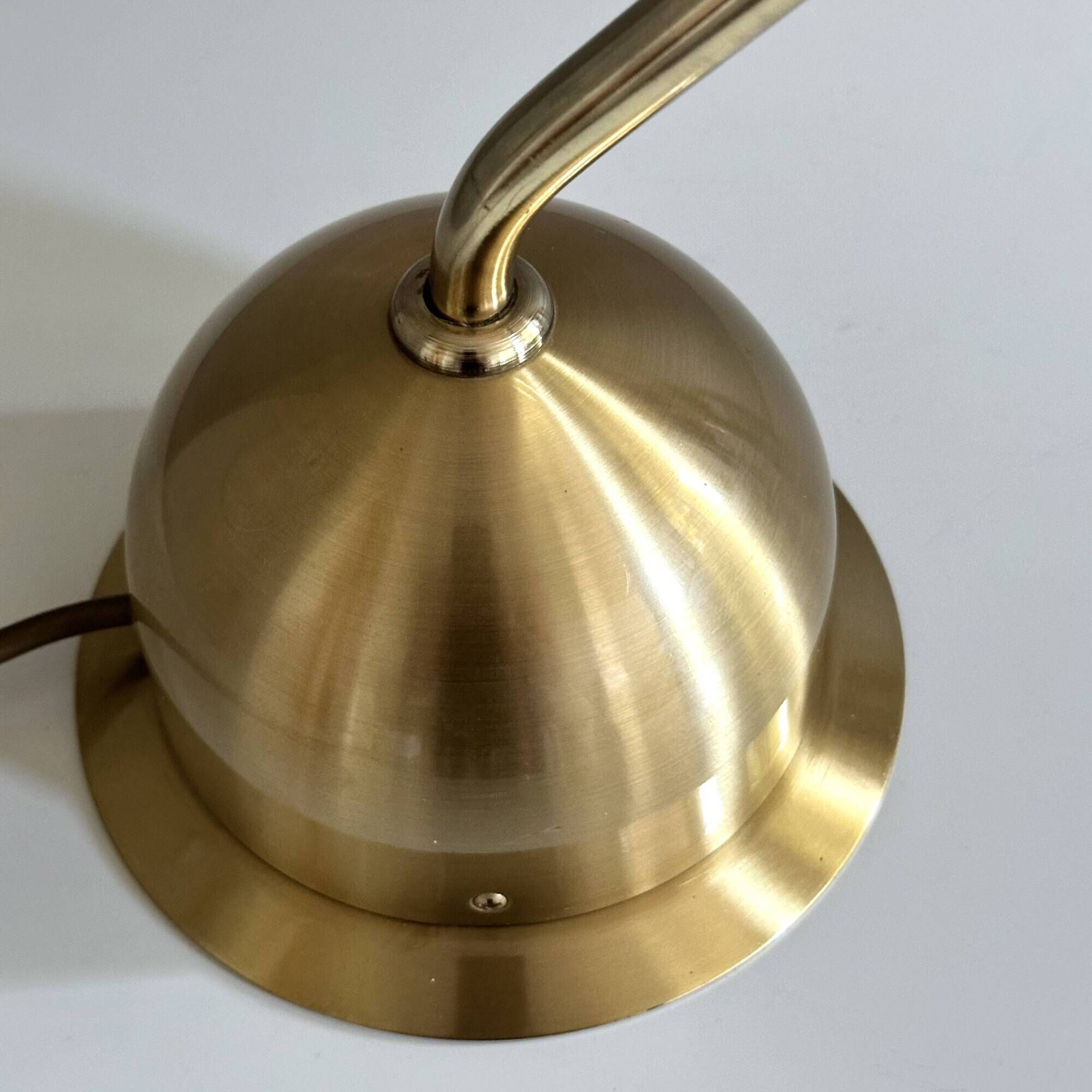 Vintage Hustadt Table Lamp – Brass Globe Lamp | Reading Lamp | Spot Lamp
