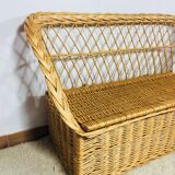 Bench chest wicker