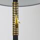 Lampe sur pied en laiton MidCentury de Rupert Nikoll, interrupteur manuel Carl Aubock, Autriche, 1950