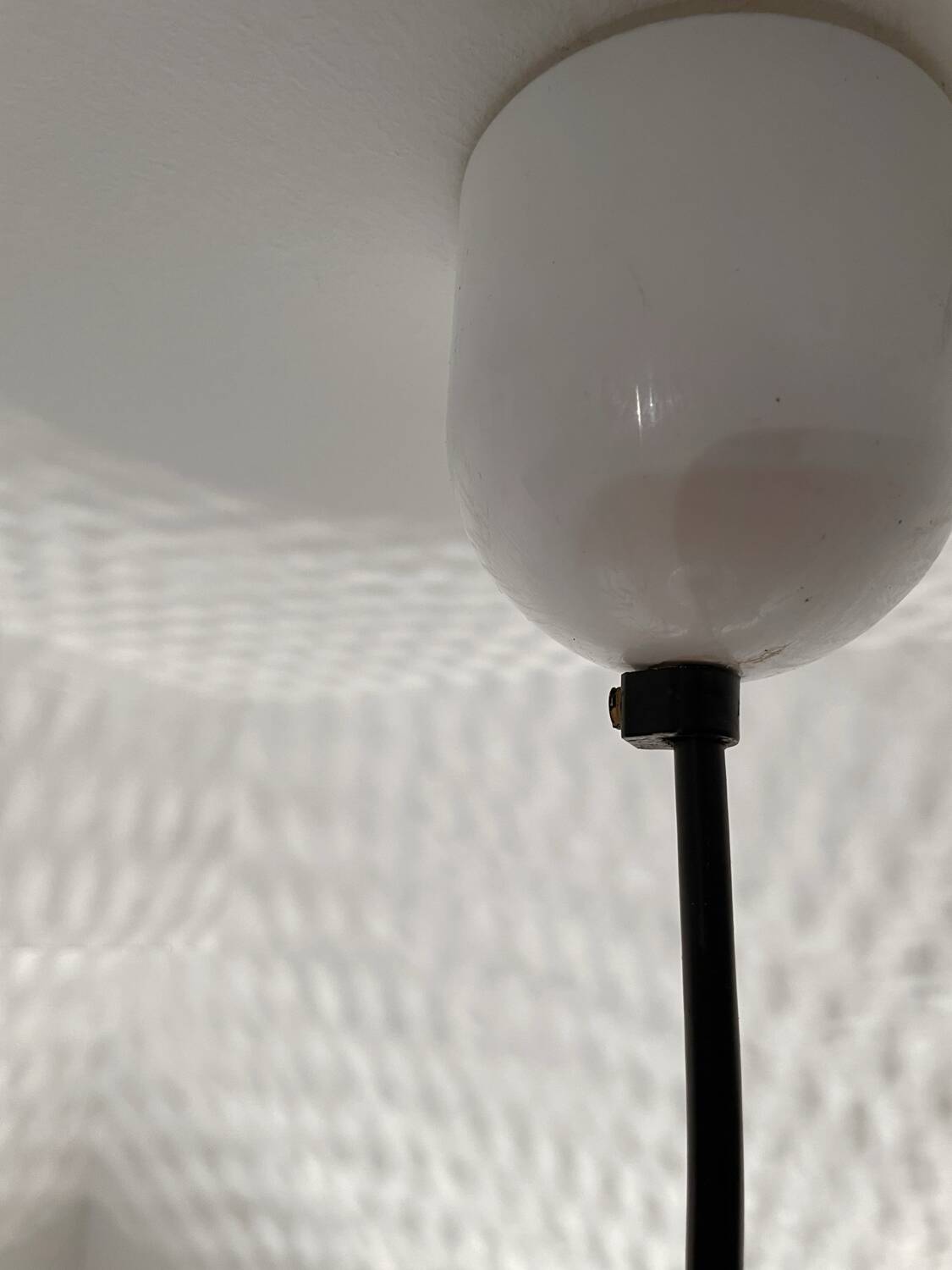 White Philips “Sérale” pendant light from the 70s