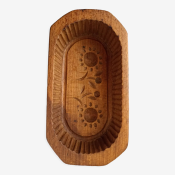 Wooden butter mould