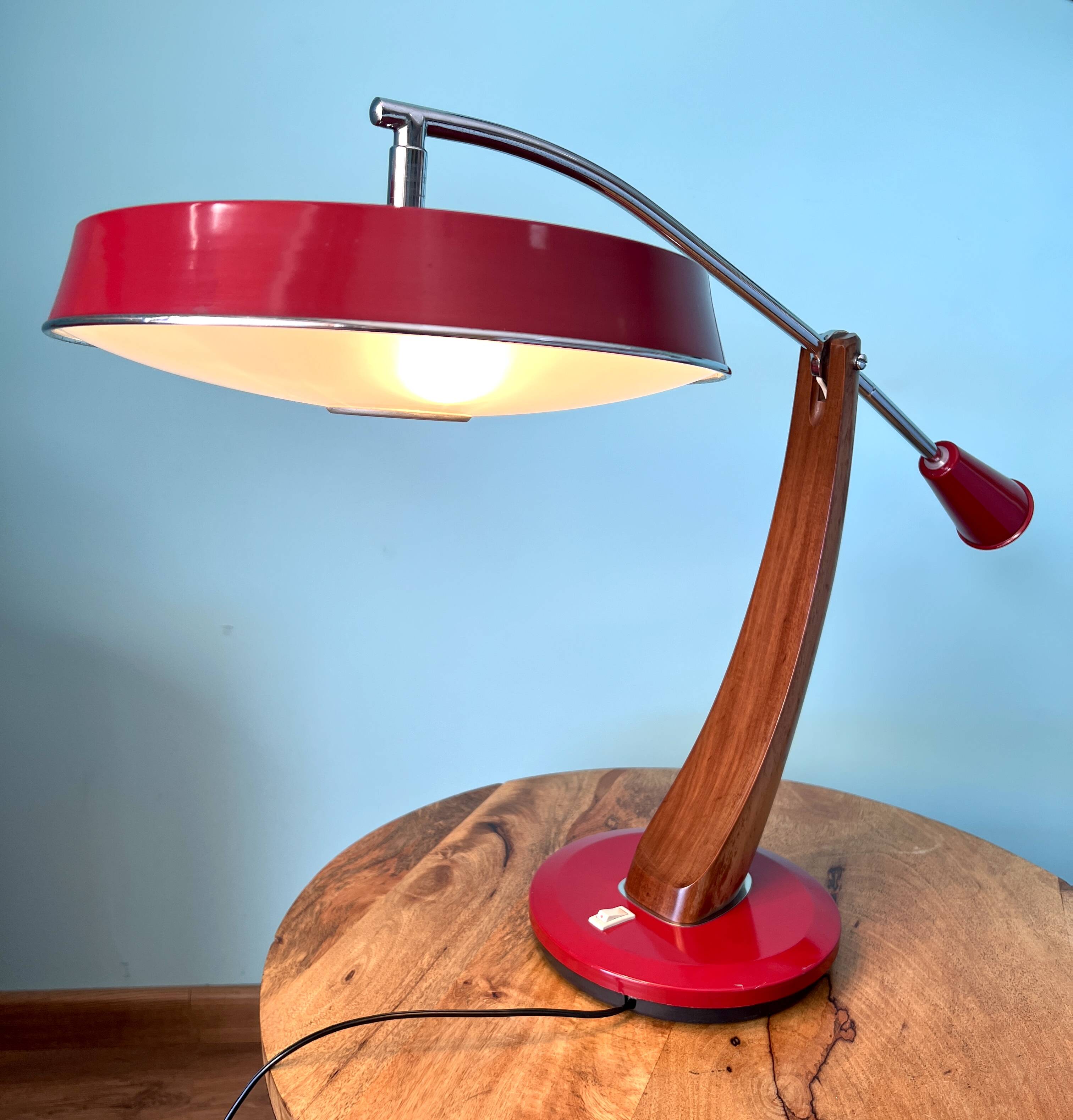 Desk lamp, FASE lamp President Pendulo model for office or apartment decoration, midcentury decor