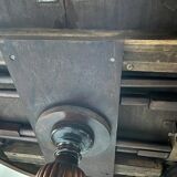 Empire-style table in solid walnut.