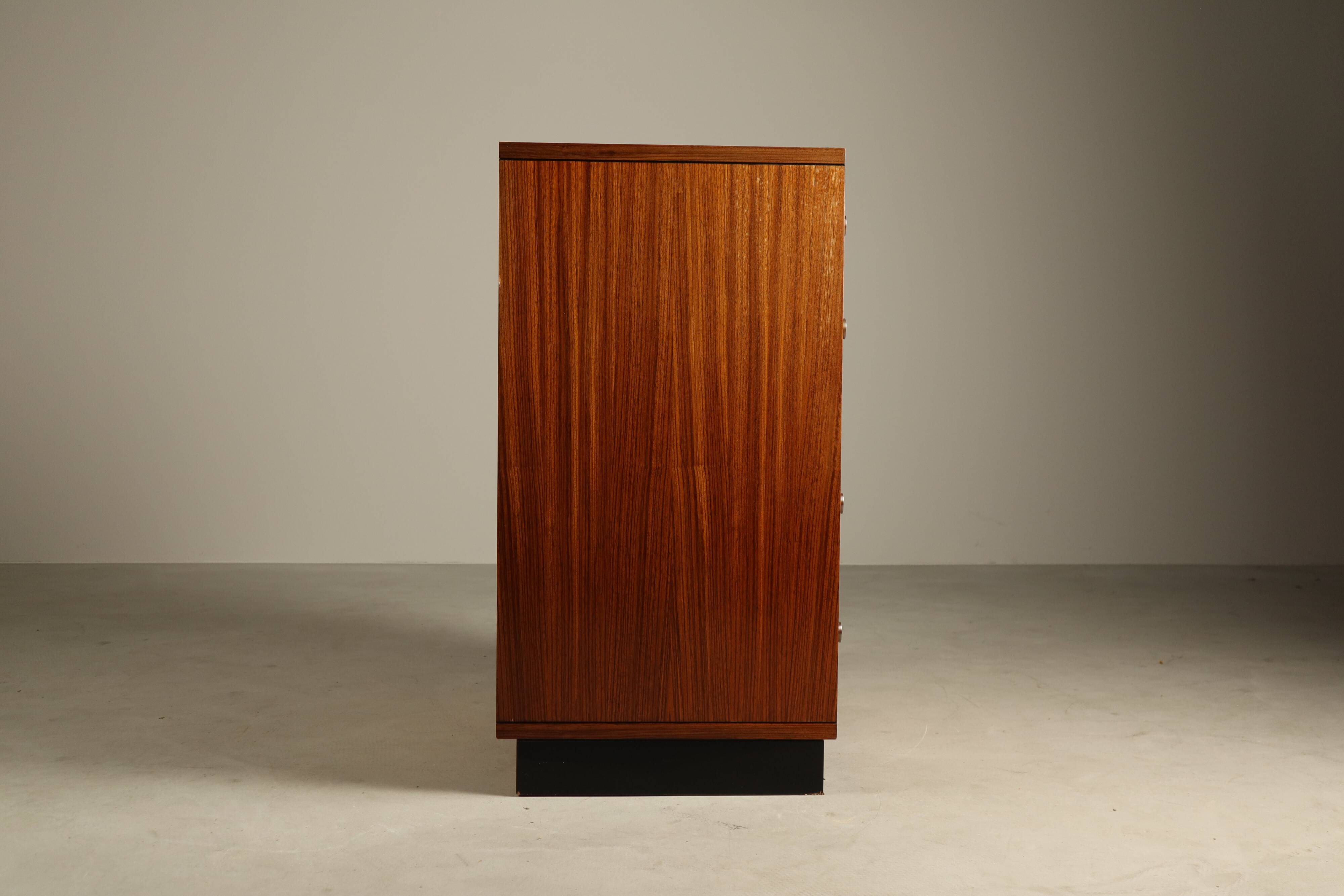 Alfred Hendrickx for Belform – Zebrano chest of drawers, 1960s