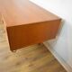 Scandinavian sideboard teak and metal row