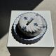 Ceramic cheese dome with lily flower decoration H7 D19