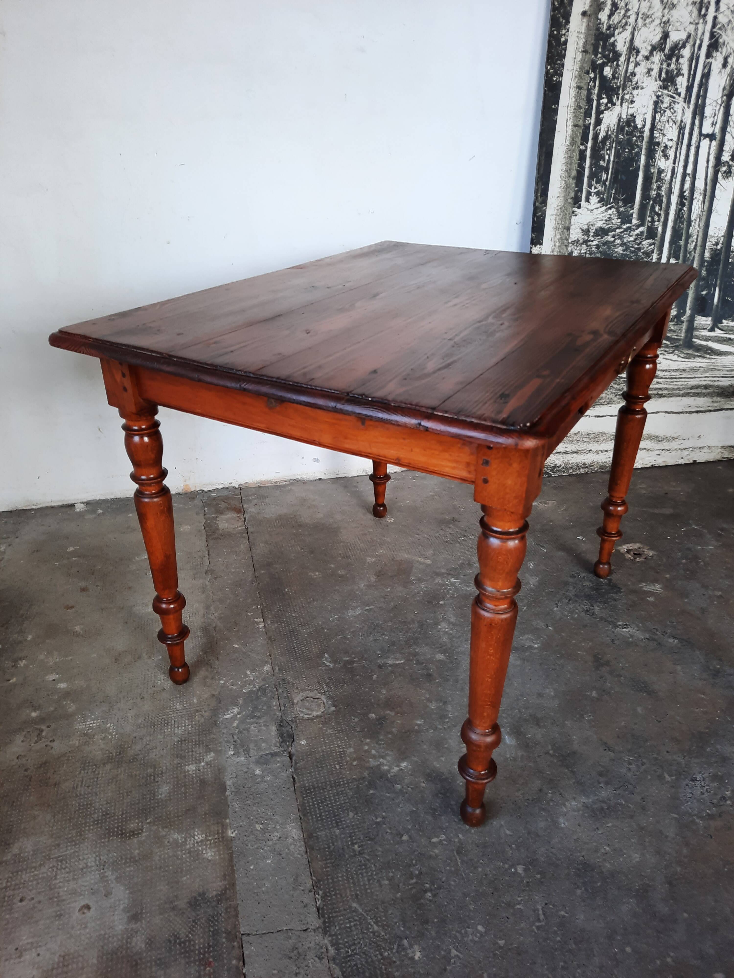 Fir farm table or Louis Philippe desk 103x75