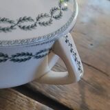 Sarreguemines iron earth tureen