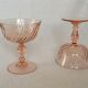 Set of 2 champagne glasses Luminarc Rosaline cocktail 70s