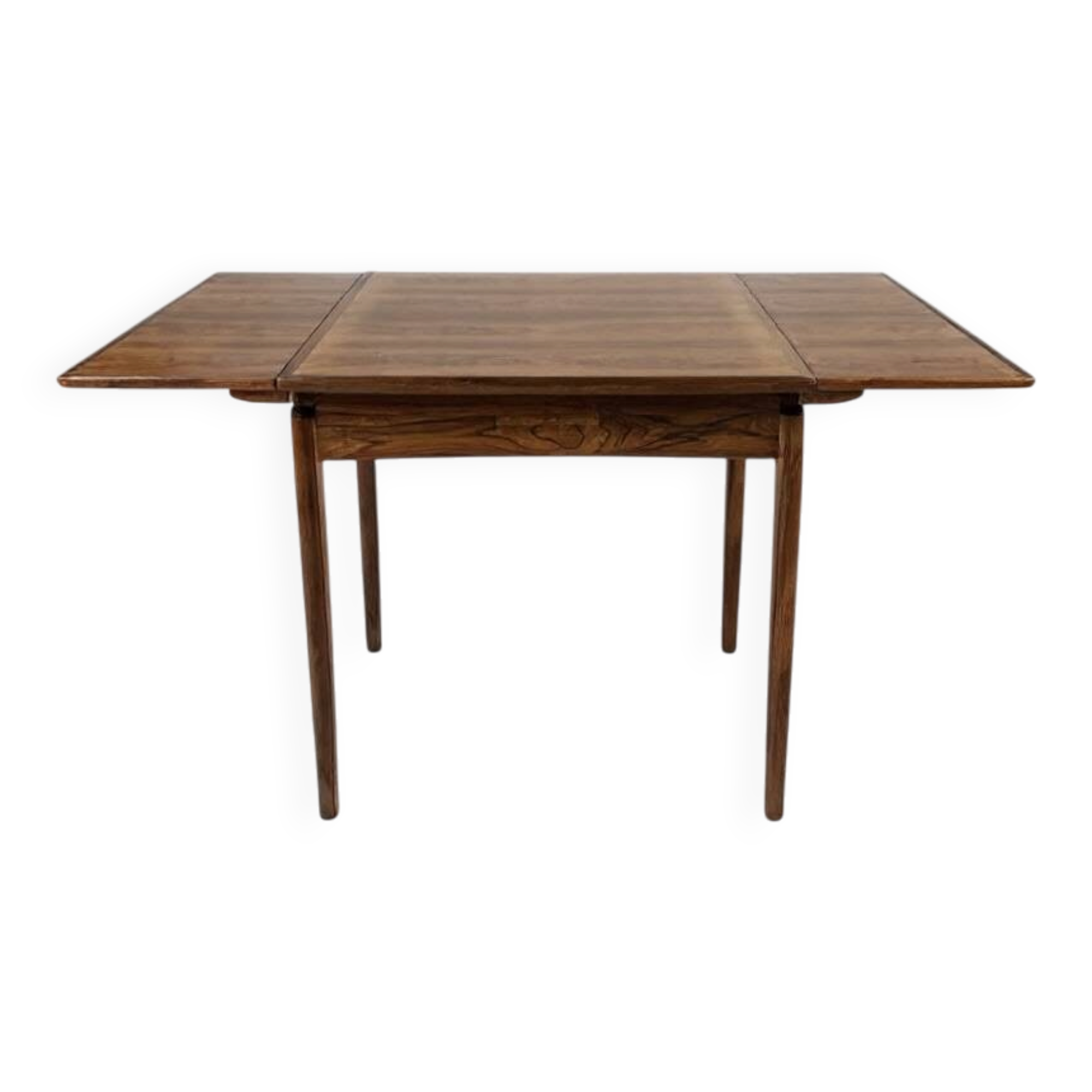 Table à manger carrée extensible scandinave - Poul Hundevad - 1960