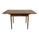 Table à manger carrée extensible scandinave - Poul Hundevad - 1960