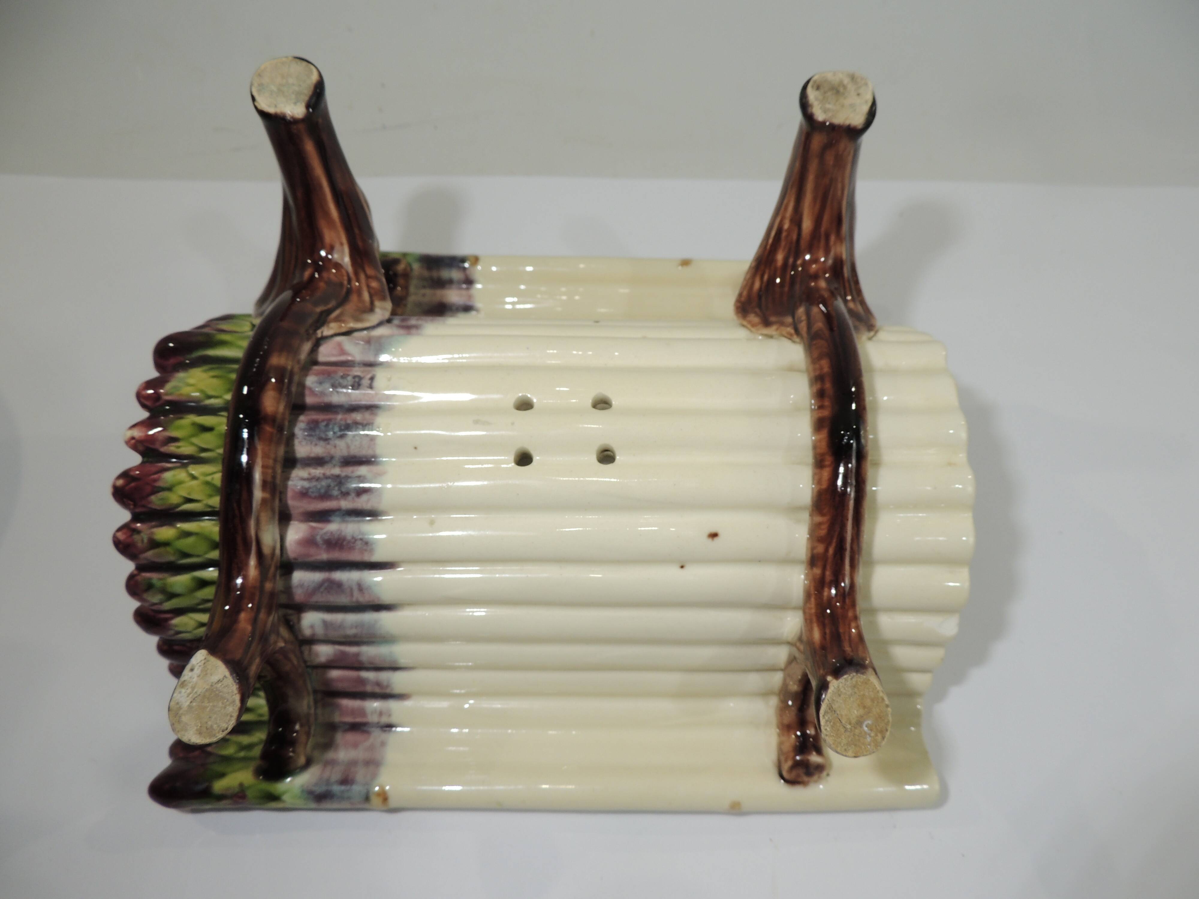 Asparagus service /luneville k g /vintage