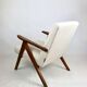 Fauteuil vintage Var- B-310 - laine beige
