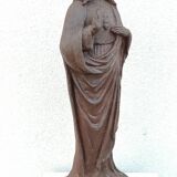Cast iron Jesus statue