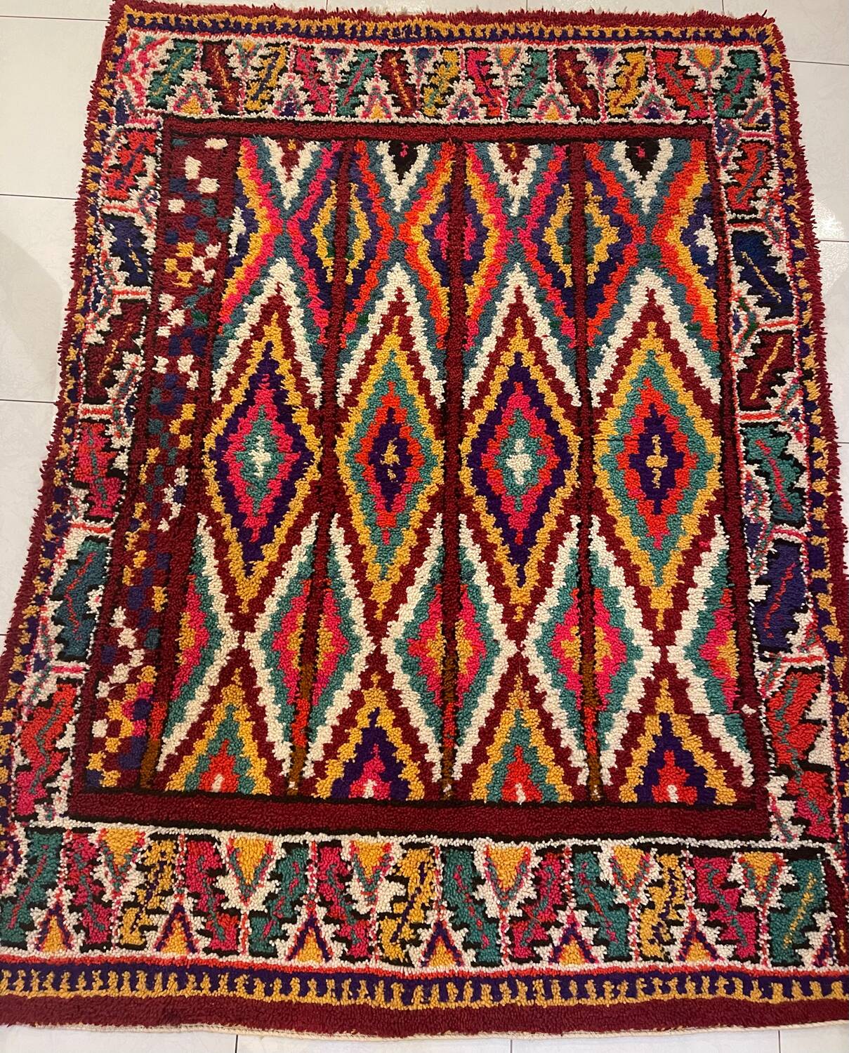 Vintage Berber rug