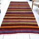 Organic Wool Tribal Kilim Rug