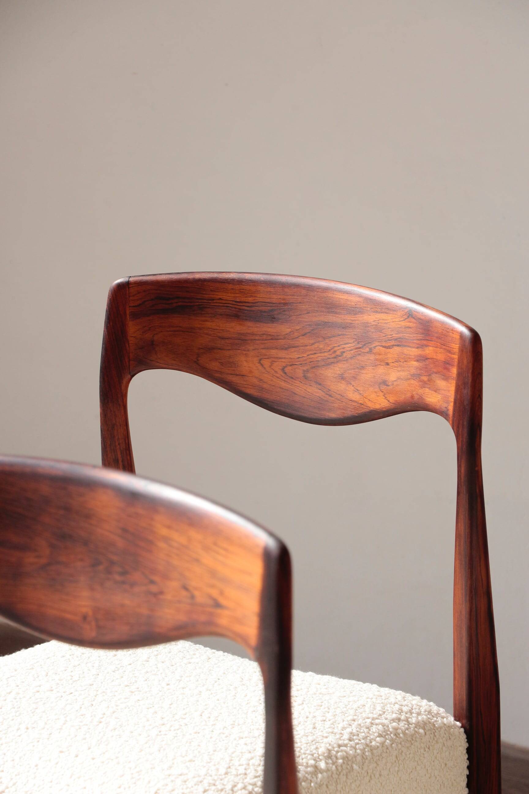 Set of 4 Scandinavian rosewood chairs – Otto Møller style | Vintage