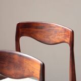 Set of 4 Scandinavian rosewood chairs – Otto Møller style | Vintage