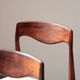 Set of 4 Scandinavian rosewood chairs – Otto Møller style | Vintage