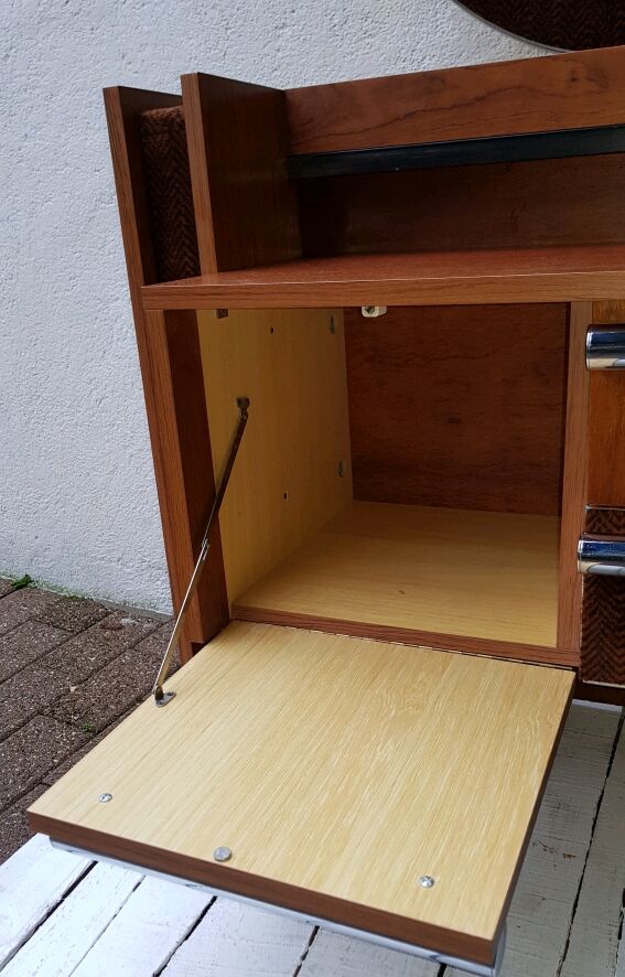 Dresser round mirror 70's