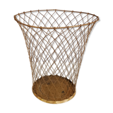 Brass paper basket