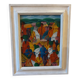 Original oil painting by Haitian artist Fritz Charles