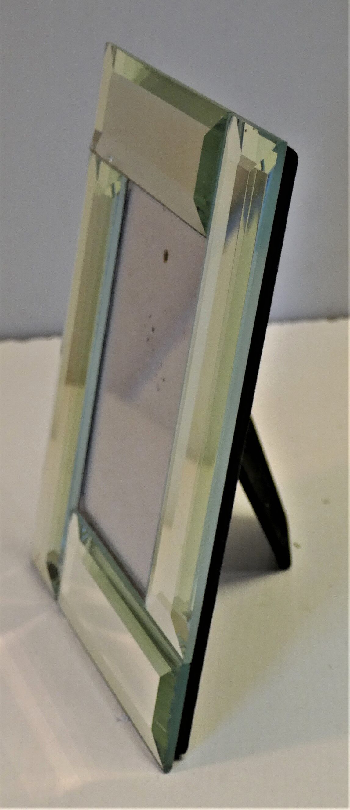 Mirrored photo holder frame