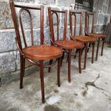 Series of four bistro chairs