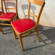 Set of 4 vintage bistro chairs
