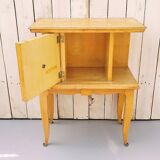 Bedside pair in Sycamore, Art Deco, 40-50 's