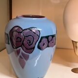 Vase violet de O. Larrieu