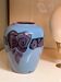 Purple vase by O. Larrieu