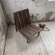 Modernist oak armchair