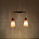 Teakwood and Sisal Pendant Lamp by Temde