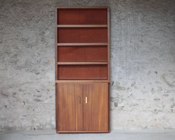 Meuble bibliothèque en bois de Teck vintage, meuble bar, meuble de rangement, décoration intérieure
