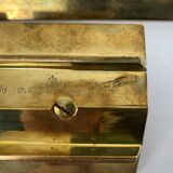 3 Scandinavian brass candlesticks, Pierre Forssell, Skultuna, Sweden, 1960s