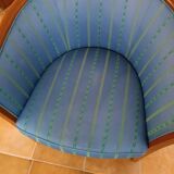 Pair of Maison Parisienne Rosello basket armchairs