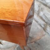 Bedside table in veneer varnished wood