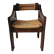 Fauteuil brutaliste design italien