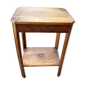 Guéridon en bois art-déco