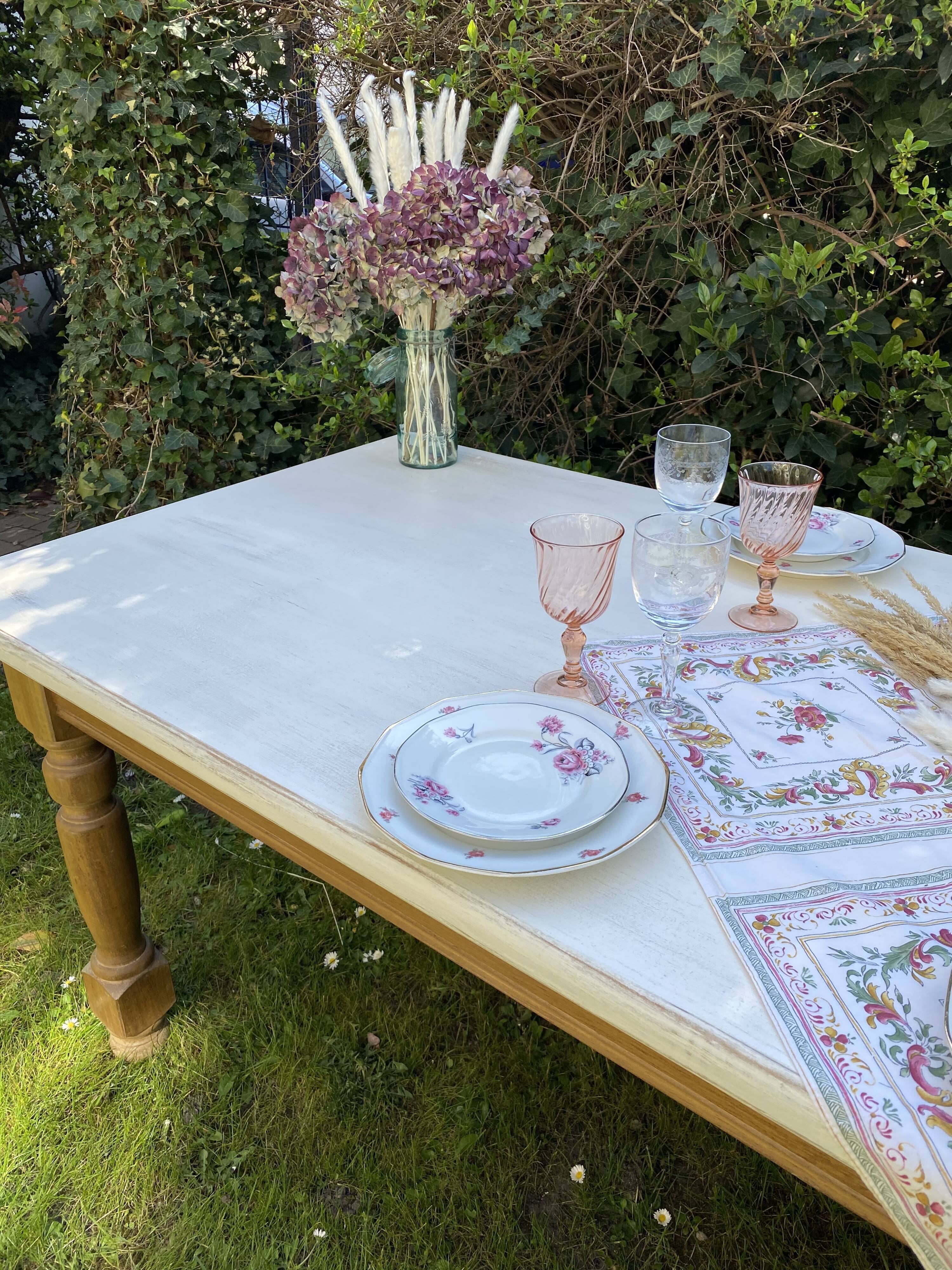 Vintage oak farmhouse table 180cm