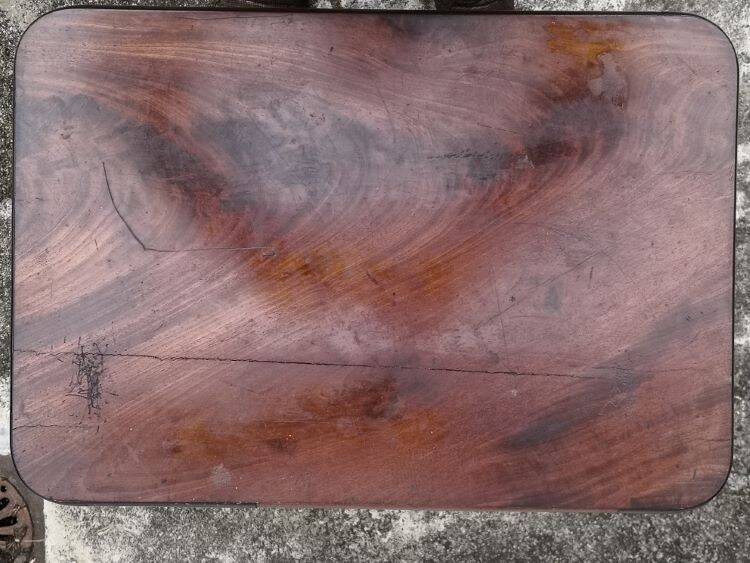 SMALL LADY'S MAHOGANY DRESSING TABLE, 19TH CENTURY RESTORATION STYLE