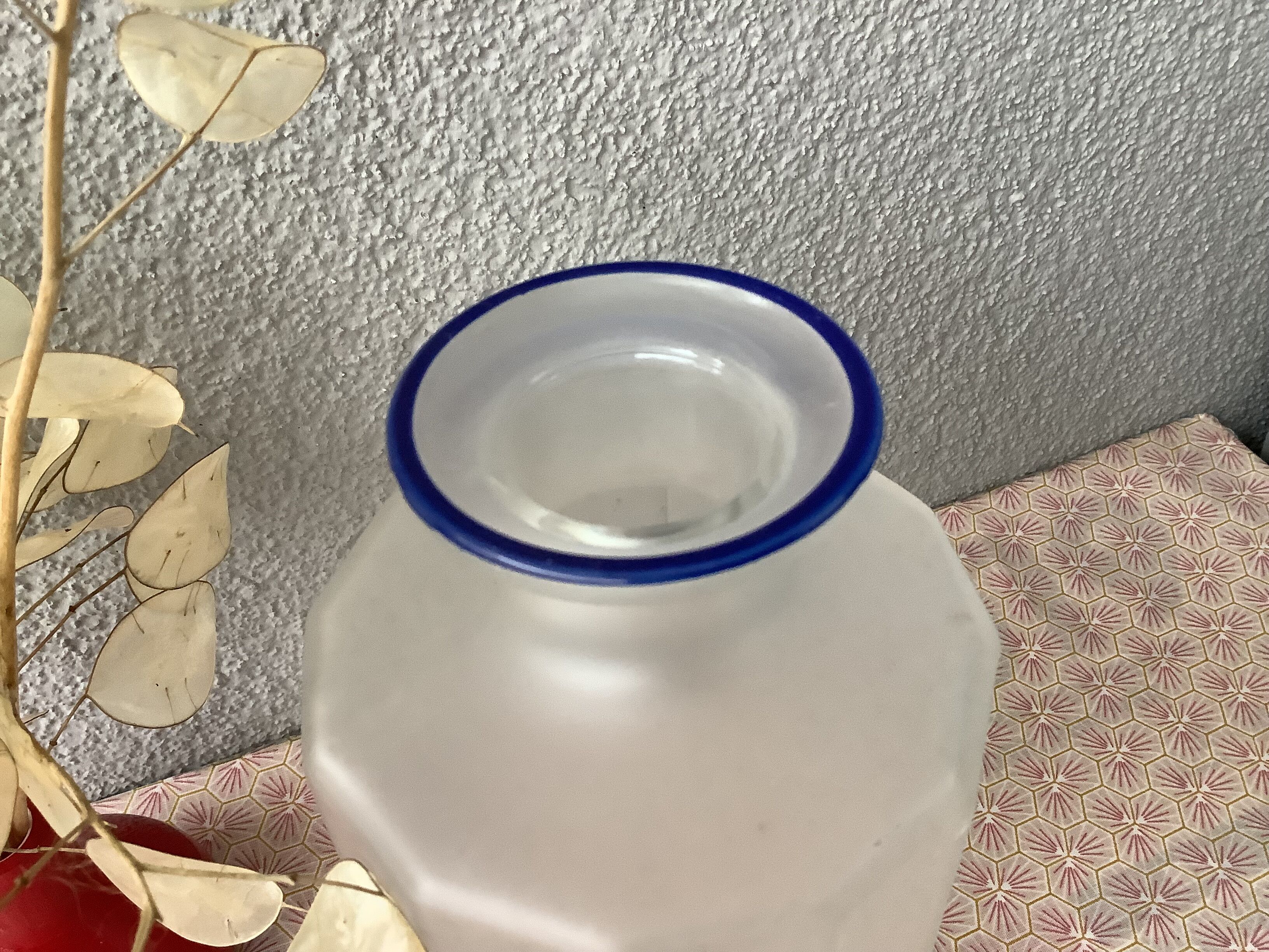 Bormioli Italy carafe with vintage facets